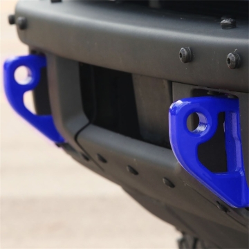 Picture of Ford Racing 2021+ Bronco Front Bumper Tow Hooks - Blue (Pair)