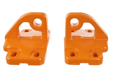 Picture of Ford Racing 2021+ Bronco Front Bumper Tow Hooks - Orange (Pair)