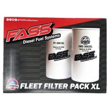 Picture of FASS Replacement Filter Pack 3 of XWS-3002 and 3 of PF-3001 XL FLEET FILTER PACK XL