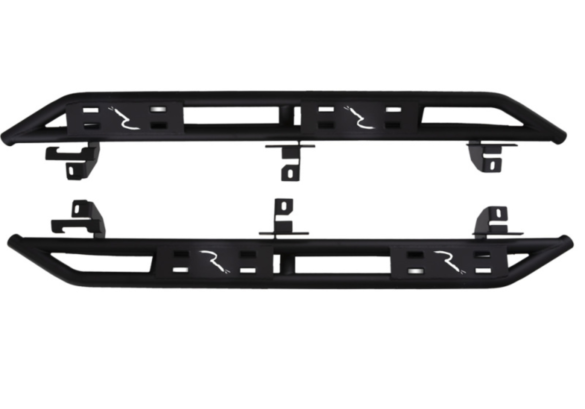 Picture of Rampage 07-18 Jeep Wrangler JK Unlimited TrailCrawler Rock Slider & Rocker Guard - Black
