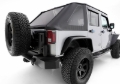 Picture of Rampage 07-18 Jeep Wrangler JK Unlimited TrailCrawler Rock Slider & Rocker Guard - Black