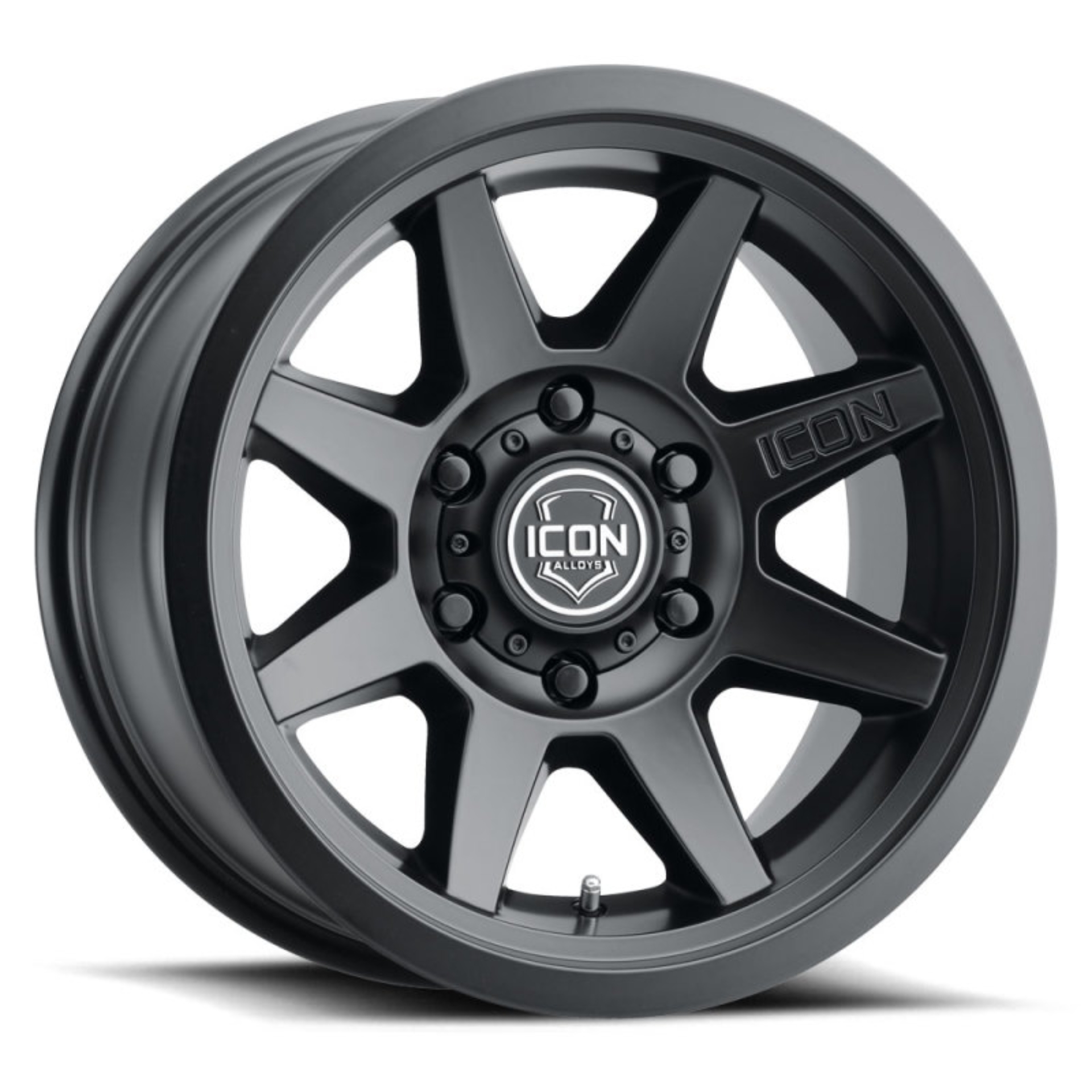 Picture of ICON Rebound SLX 17x8.5 6 x 135 6mm Offset 5.75in BS 87.1mm Bore Satin Black Wheel