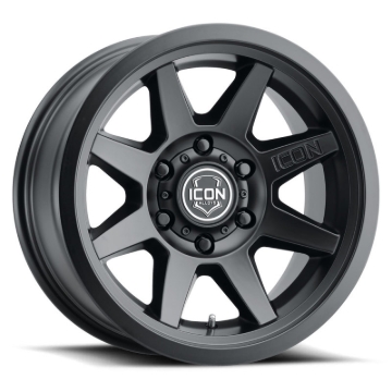 Picture of ICON Rebound 17x8.5 5x5 -6mm Offset 4.5in BS 71.5mm Bore Satin Black Wheel