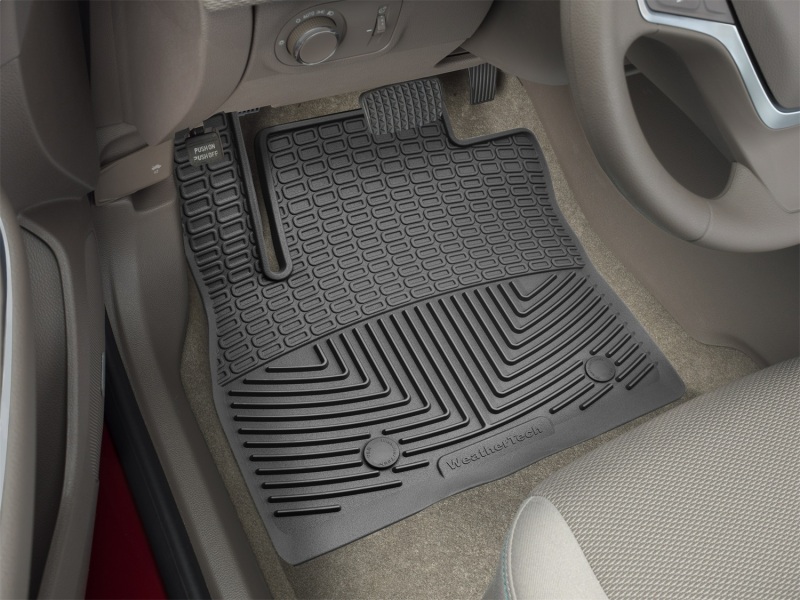 Picture of WeatherTech WT Rubber Mats-Front-Blk Floor Mats - W386