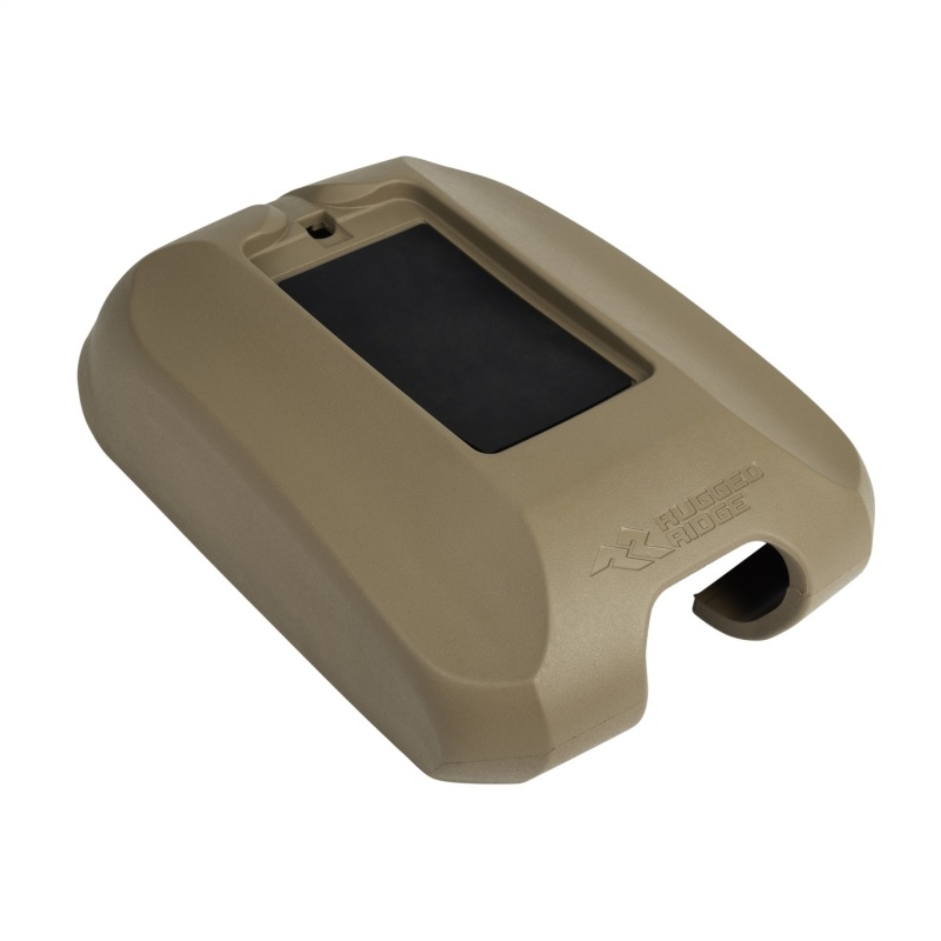 Picture of Rugged Ridge Center Console Cover w/Phone Holder Tan 11-18 jeep Wrangler JK