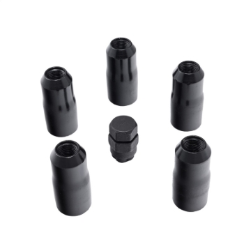 Picture of Rugged Ridge 18-20 Jeep Wrangler JL/JLU Black M14-1.5 Wheel Lock Nut Set w/Key