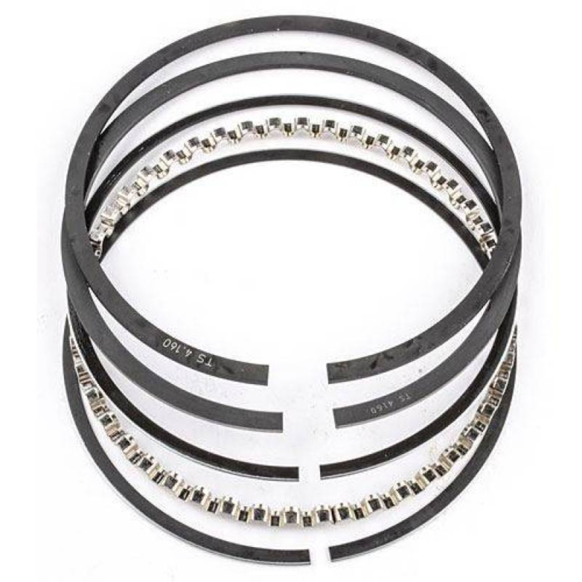 Picture of Mahle Rings 3.7010in Bore CP20 Std Tension 4.0MM Oil Ring Assembly Chrome Ring Set