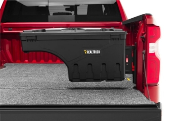 Picture of UnderCover 2022 Toyota Tundra Passengers Side Swing Case (Will Not Fit w/Trail Boxes) Black Smooth