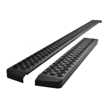 Picture of Westin Ford Transit Van 150/250/350 (46in Driver & 97in. Pass) Grate Steps Running Boards - Tex. Blk