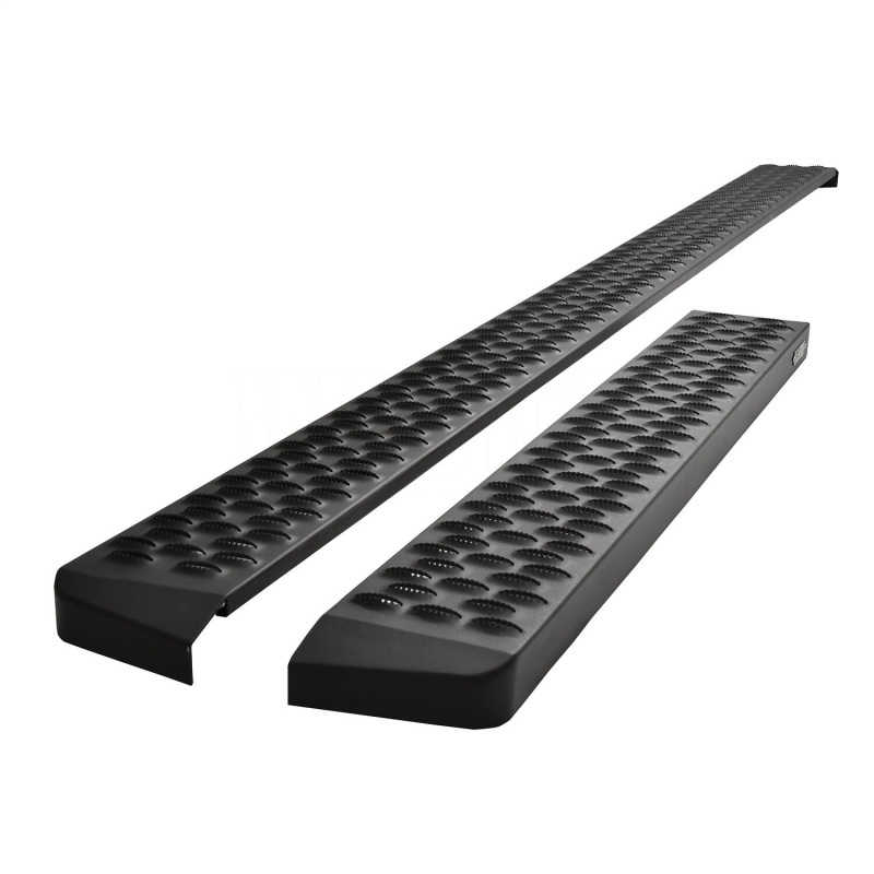 Picture of Westin Ford Transit Van 150/250/350 (46in Driver & 97in. Pass) Grate Steps Running Boards - Tex. Blk