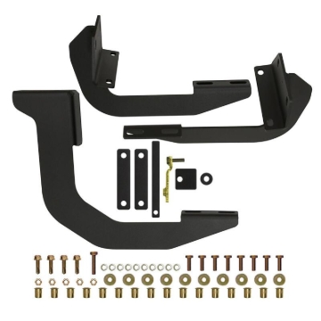 Picture of Westin 15-22 Ford Transit Van 150/250/350 (Single 54in. Pass Door) Running Board Mount Kit - Blk
