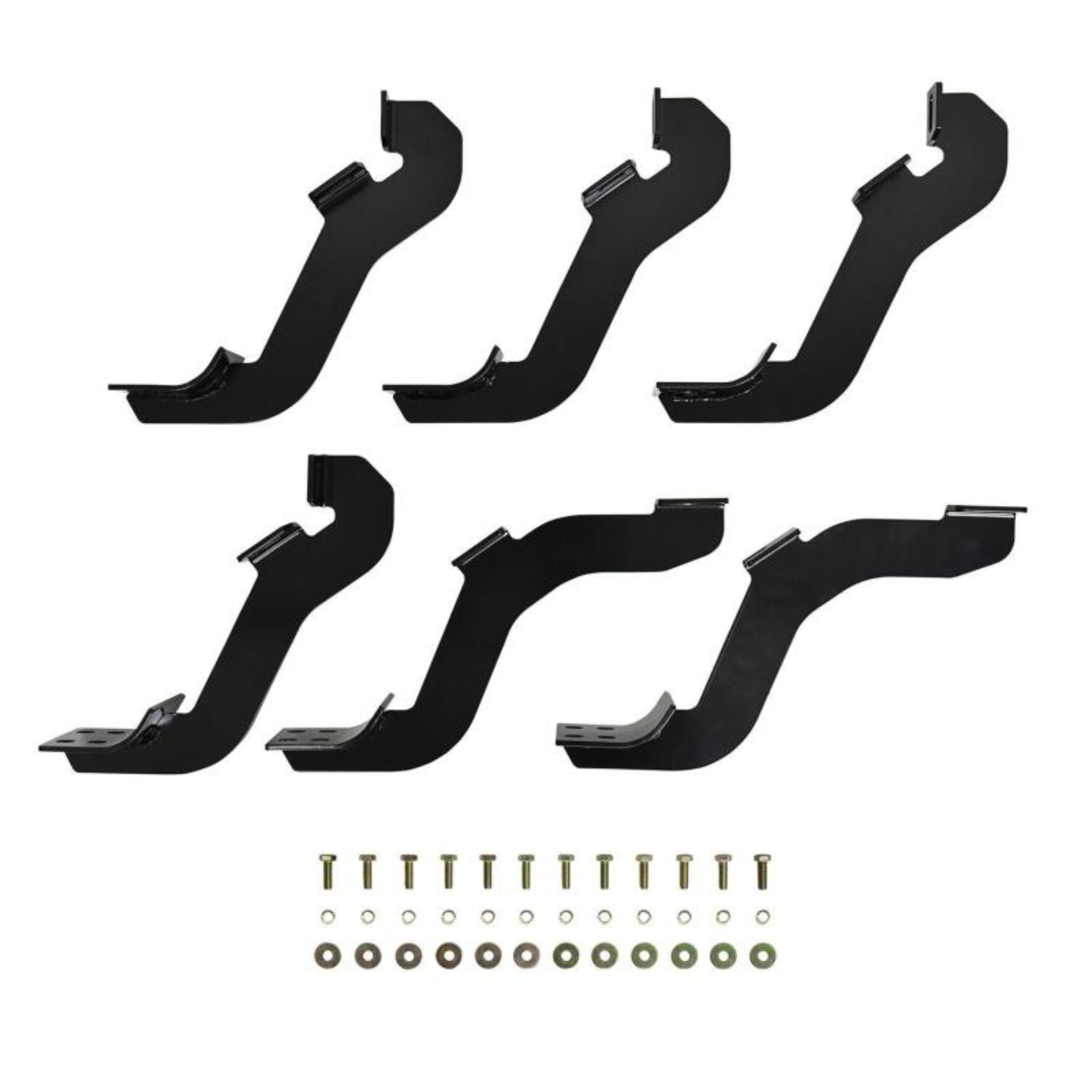 Picture of Westin 19-22 Ford Ranger SuperCrew/SuperCab Premier Oval Nerf Step Bar Mount Kit - Blk