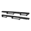 Picture of Westin 07-18 Jeep Wrangler JKU 4dr. HDX Stainless Drop Nerf Step Bars - Tex. Blk