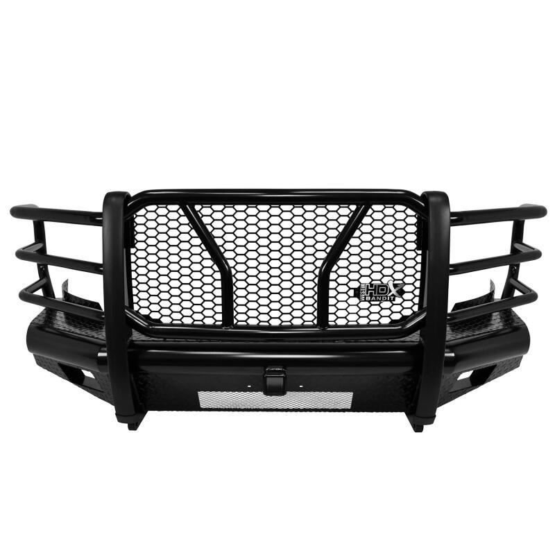 Picture of Westin 11-14 Chevrolet Silverado 2500/3500 HDX Bandit Front Bumper - Blk