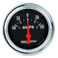 Picture of Autometer Traditional Chrome Electrical Ammeter 2 1/6in 60A Gauge