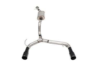 Picture of Corsa 21-25 Ford Bronco 2.3L 2-Door 2.75in Cat-Back Dual Rear Exhaust w/ 4in Straight-Cut Black Tips