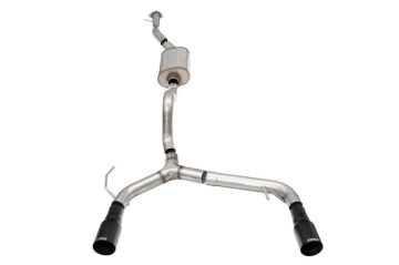 Picture of Corsa 21-25 Ford Bronco 2.3L 4-Door 2.75in Cat-Back Dual Rear Exhaust w/ 4in Straight-Cut Black Tips