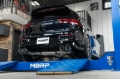 Picture of MBRP 2022 Volkswagen Golf R MK8 T304 Stainless Steel 3in Cat-Back, Quad Rear Exit- Carbon Fiber Tip