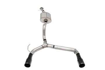 Picture of Corsa 21-25 Ford Bronco 2.7L 2-Door 2.75in Cat-Back Dual Rear Exhaust w/ 4in Straight-Cut Black Tips
