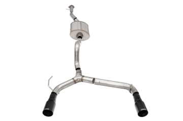 Picture of Corsa 21-25 Ford Bronco 2.7L 4-Door 2.75in Cat-Back Dual Rear Exhaust w/ 4in Straight-Cut Black Tips