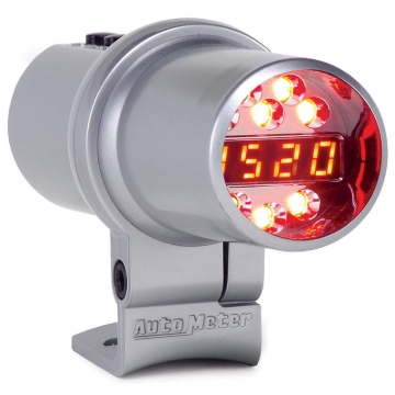 Picture of Autometer Shift Light Level 2 DPSS Digital w/ Multi-Color LED Silver Pedestal Mount
