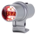 Picture of Autometer Shift Light Level 2 DPSS Digital w/ Multi-Color LED Silver Pedestal Mount