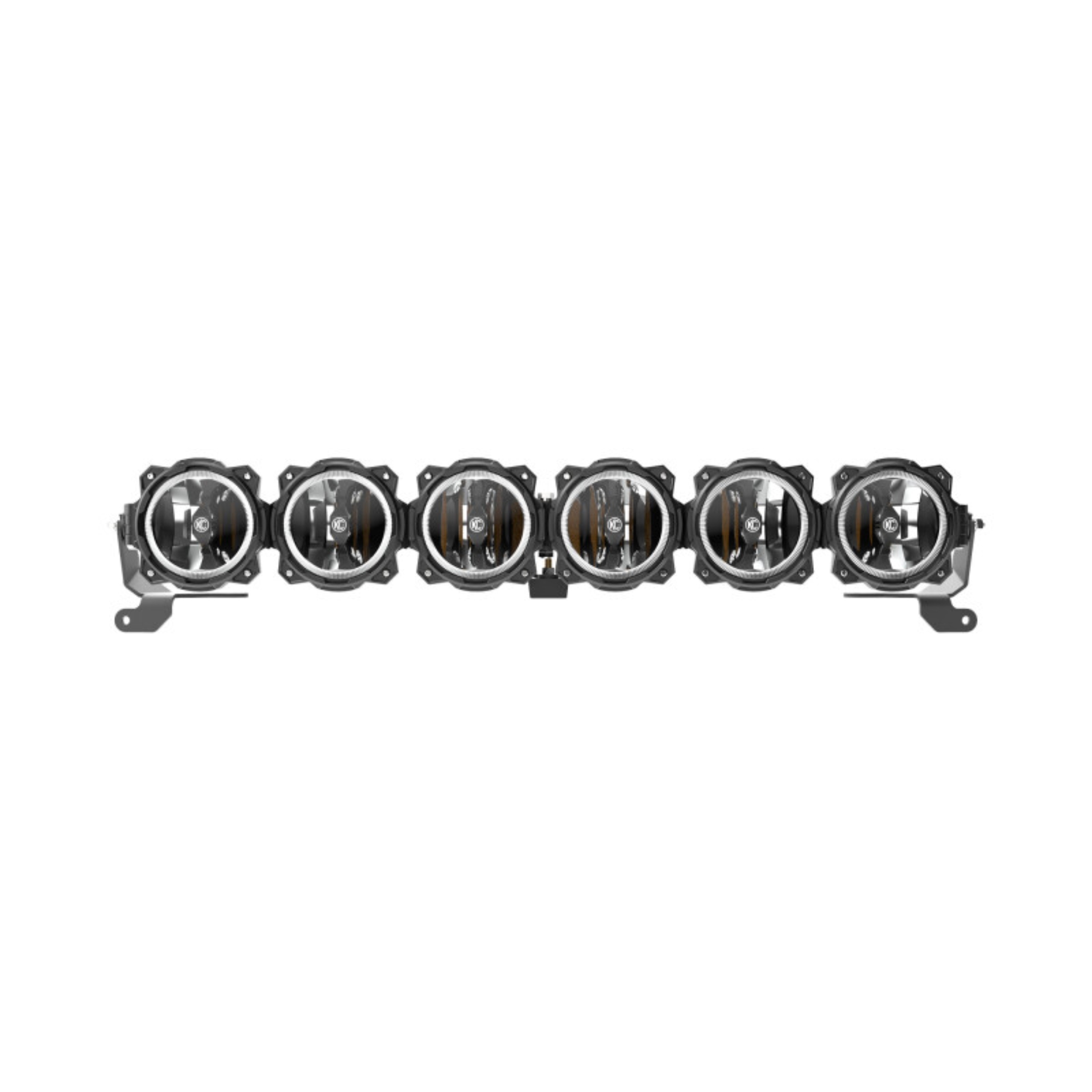 Picture of KC HiLiTES 21+ Ford Bronco 39in. Gravity LED Pro6 Light Bar Kit Front Bumper