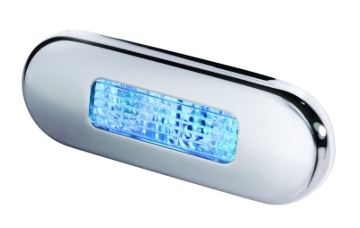 Picture of LAMP INT 9680 OBLG STEP BLU CLR SS BZ MV
