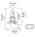 Picture of HELLA 9005LL Long Life Series Halogen Light Bulb