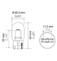 Picture of HELLA 7440 Standard Series Incandescent Miniature Light Bulb