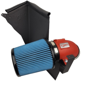 Picture of Injen 2020 BMW M340i SP Short Ram Air Intake System Wrinkle Red Finish