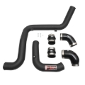 Picture of Injen 13-18 Ford Focus ST L4 2.0L Turbo SES Intercooler Pipes Wrinkle Black