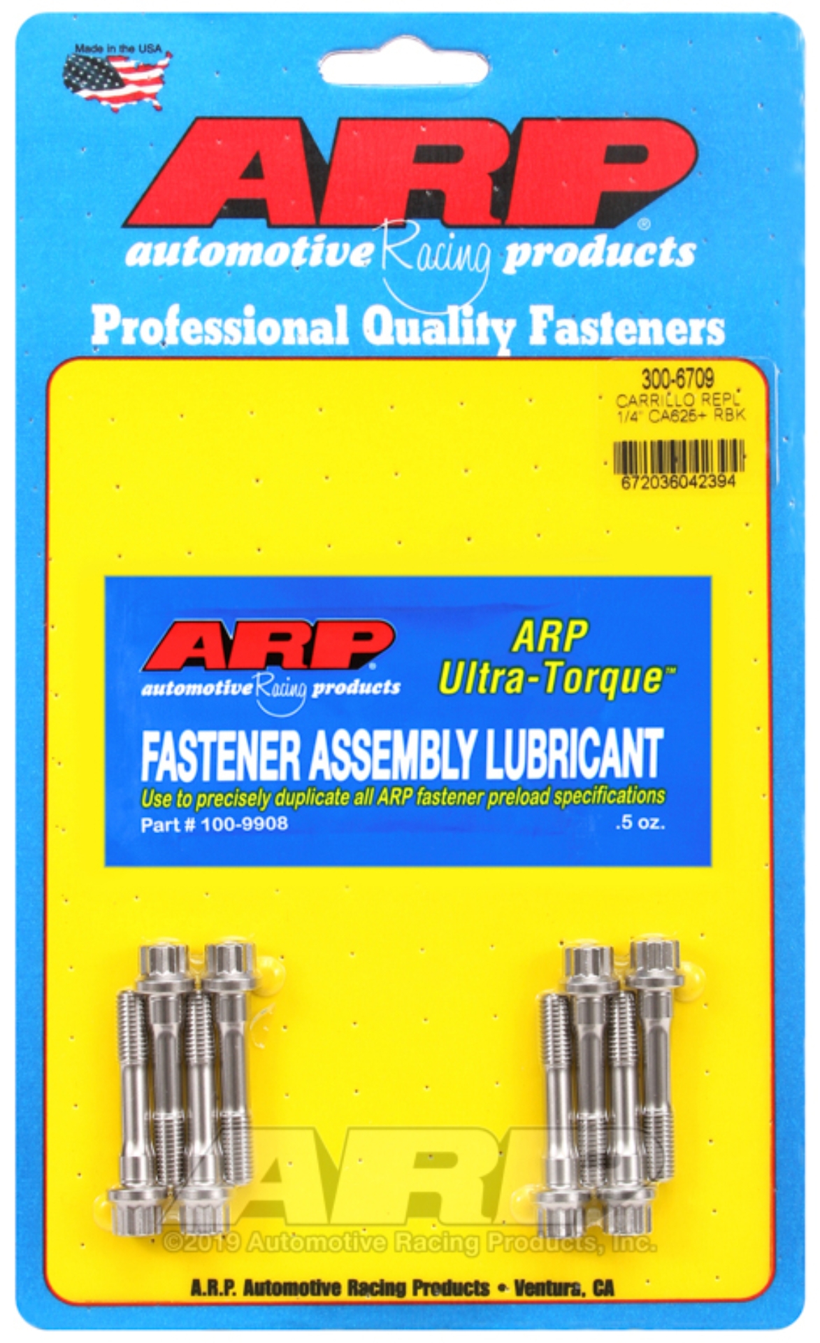 Picture of ARP 1/4in Carrillo Replacement CA625+ (Pack of 8)