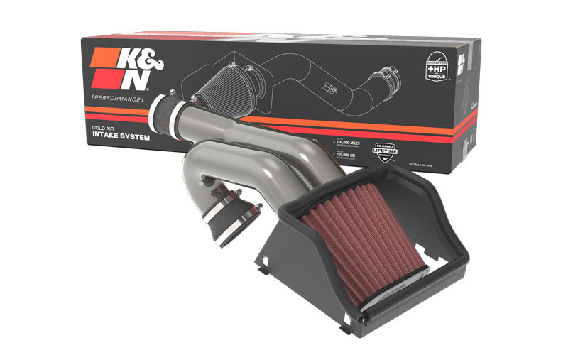 Picture of K&N 2015-22 Ford F-150 3.5L V6 Performance Air Intake System