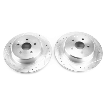 Picture of PowerStop PSB Evolution Drill/Slot Rotor Rear Brake Rotors - AR8385XPR