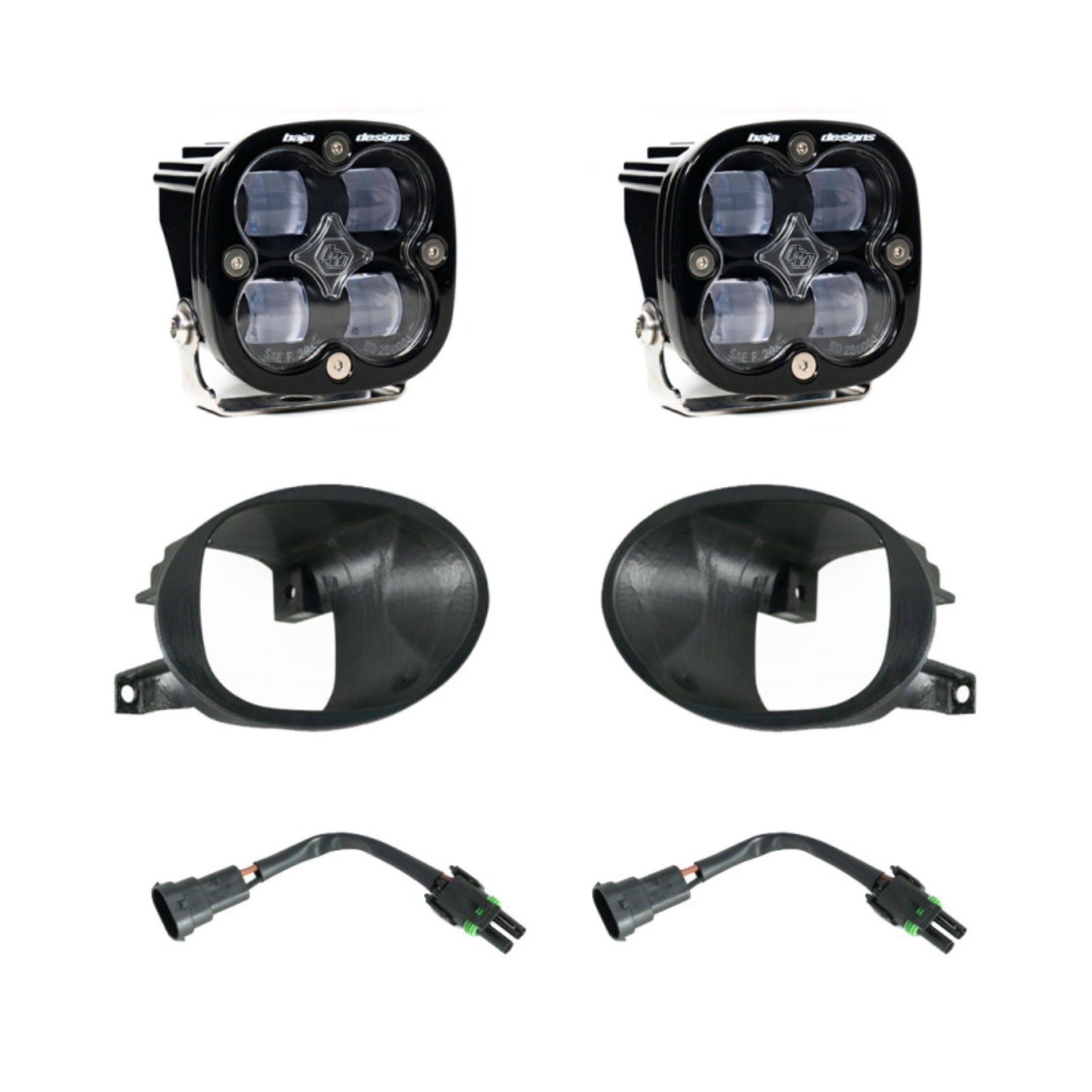 Picture of Baja Designs 19-22 Mercedes Sprinter 1500/2500/3500 Squadron SAE Fog Pocket Light Kit