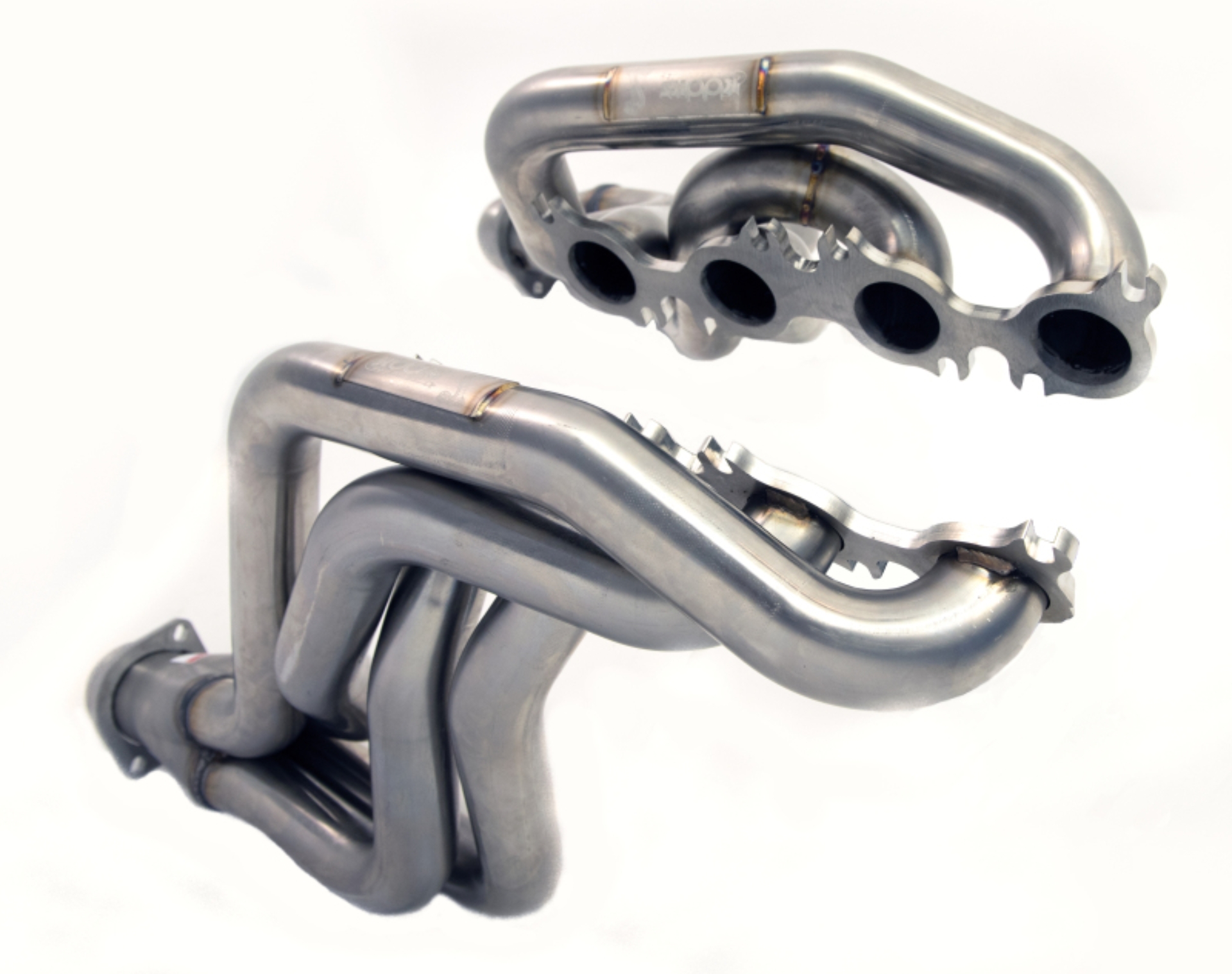 Picture of Kooks 2020+ Mustang GT500 5.2L 2in x 3in SS Headers w/GREEN Catted Connection Pipe