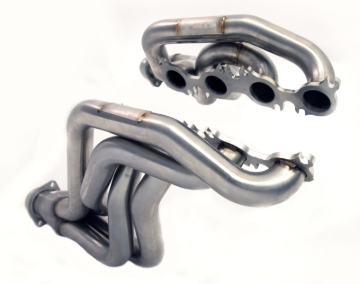Picture of Kooks 2020+ Mustang GT500 5.2L 2in x 3in SS Headers w/GREEN Catted Connection Pipe