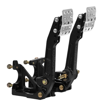 Picture of Wilwood Adjustable Balance Bar Brake w/ Clutch Combo - Floor Mount - 4.75-5.75:1