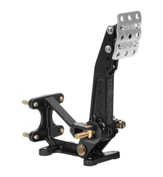 Picture of Wilwood Adjustable Balance Bar Single Brake Pedal - Floor Mount - 5.25-6:1