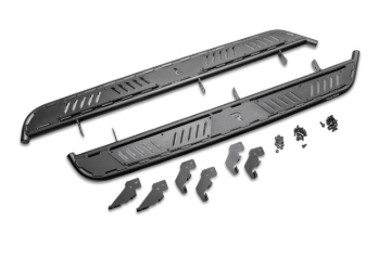 Picture of N-FAB 2022 Toyota Tundra CrewMax Roan Running Boards - Textured Black