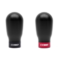 Picture of Cobb Subaru 6-Speed Tall Weighted COBB Shift Knob - Black (Incl. Both Red + Blk Collars)