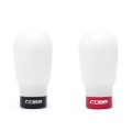 Picture of Cobb Subaru 6-Speed Tall Weighted COBB Shift Knob - White (Incl. Both Red + Blk Collars)