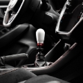 Picture of Cobb Subaru 6-Speed Tall Weighted COBB Shift Knob - White (Incl. Both Red + Blk Collars)