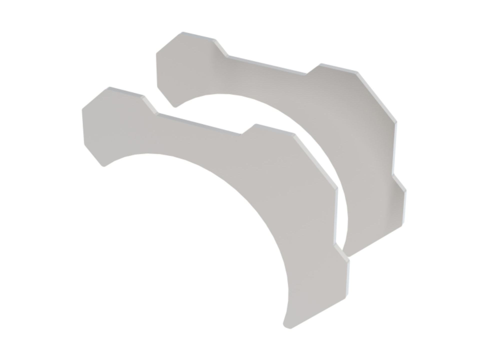 Picture of Borla 3in T-304 Stainless Steel Pipe/ Tube Bracket Kit (2 pieces)