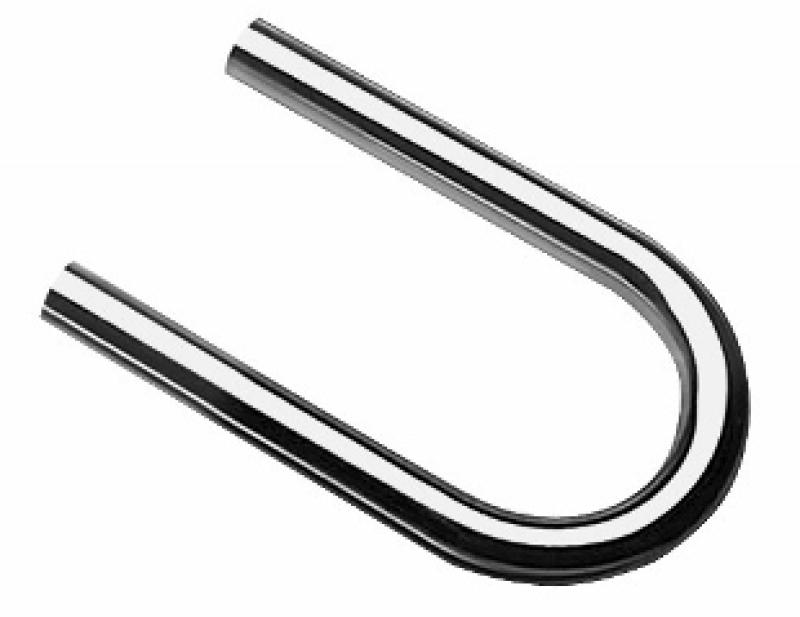 Picture of Borla 2.5in Outside Diameter 180deg U-Bend T-304 Stainless Steel