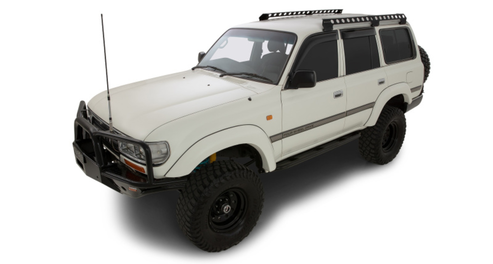 Picture of Rhino-Rack Toyota Landcruiser 80 Series Wagon Backbone Mounting System - Long Guttermount