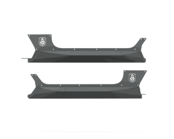 Picture of Road Armor 2018+ Jeep Wrangler JL 2-Door Stealth Rocker Guards - Tex Blk