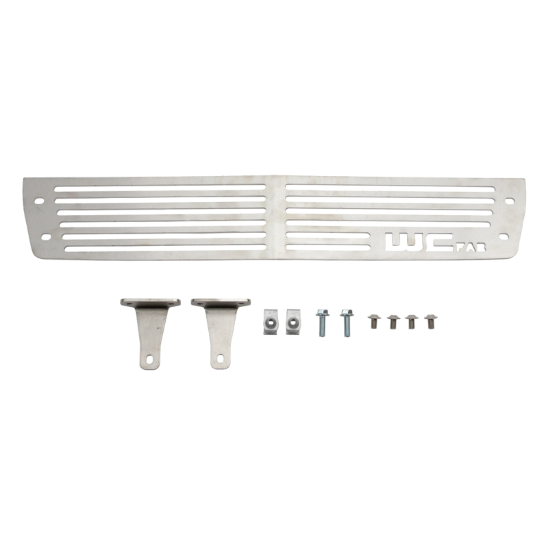 Picture of Wehrli 15-19 GMC Sierra 6.6L LML/L5P Duramax Bumper Grille - Raw Stainless Finish