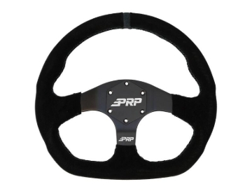 Picture of PRP Comp-R D-Shape Suede Steering Wheel - Blue
